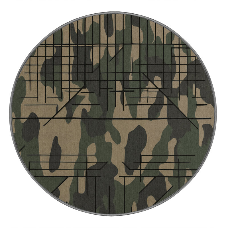 Tapis camouflage Vertex, Rond 7 pi