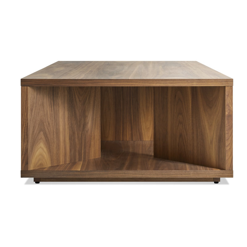 Low Space Solid Wood Coffee Table, Walnut