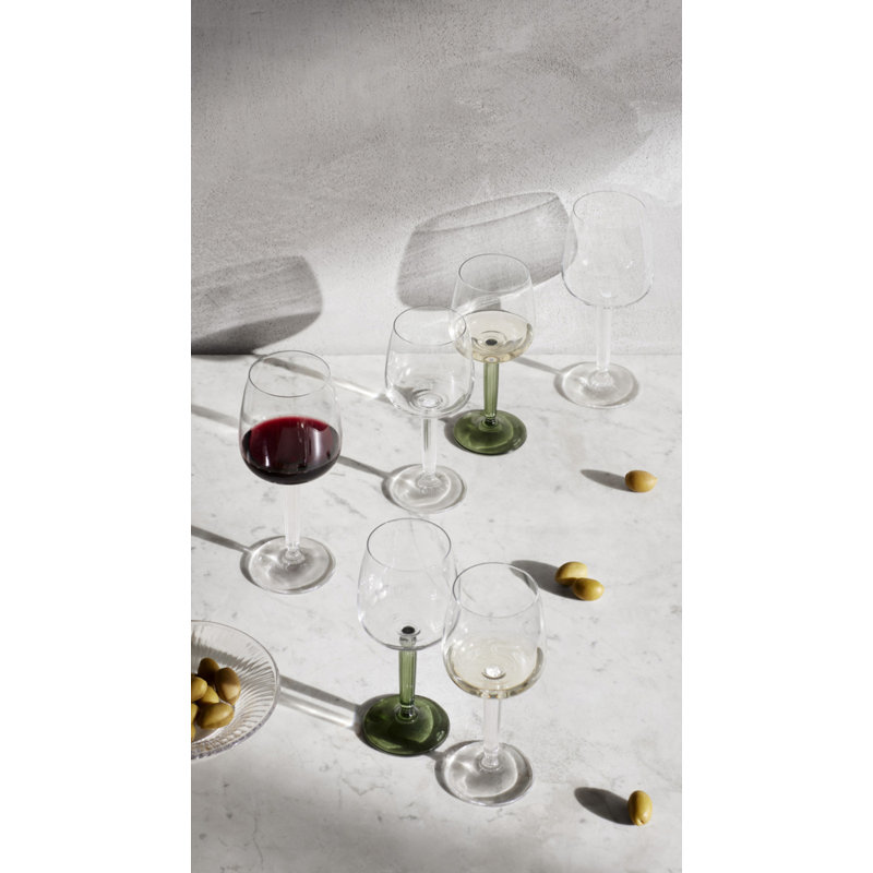 Hammershøi White Wine Glass, 11.8 oz., Green