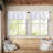 2 Panels Blackout Window Treatment Valances, Solid Color-Block Scalloped Valances, Decorative Rod Pocket Short Curtain Panel For Kitchen, Window, Bathroom-253769560-253769561