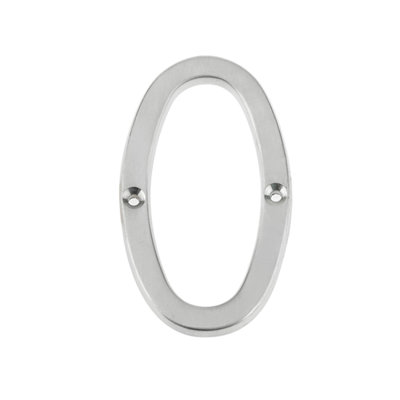 7.5cm H Brass House Number