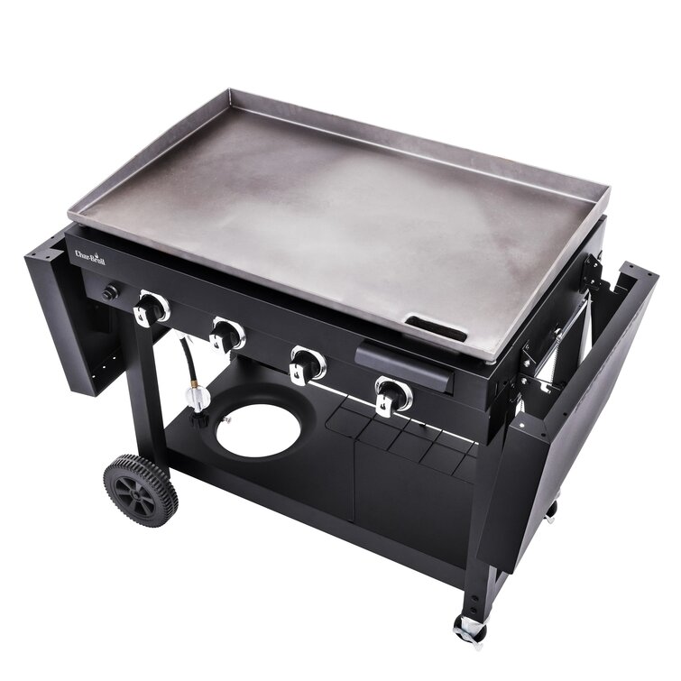Razor Griddle Portable 4 Burner 40,000 BTU Gas Grill and Griddle Cart with  Lid, 1 Piece - Harris Teeter