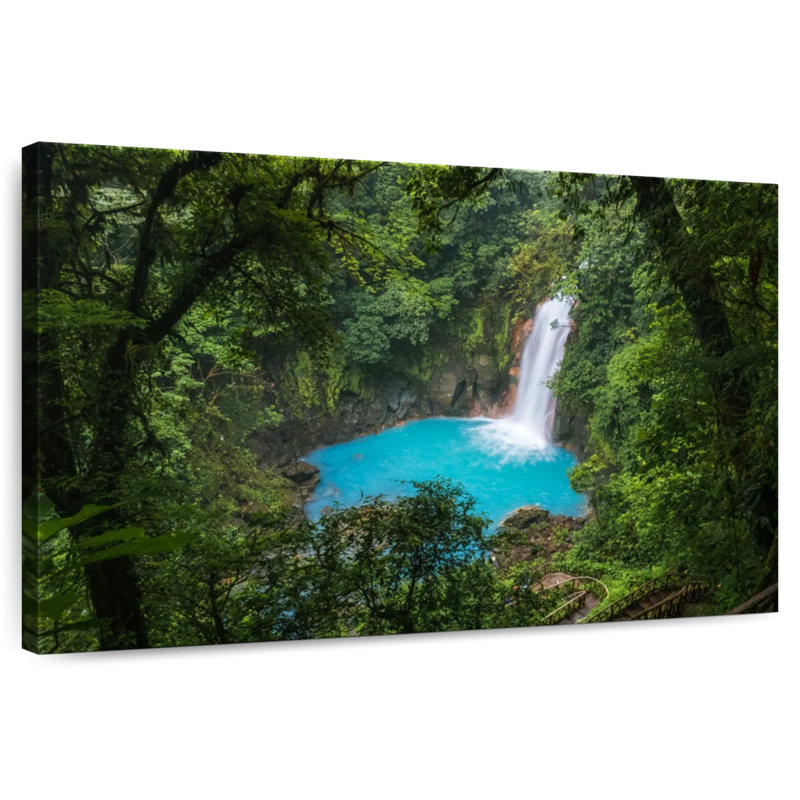 Alvord Rio Celeste Waterfall, 32" H x 48" W