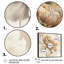 Simple fleur beige V - art mural sur toile floral et botanique-2001877586-2001877587
