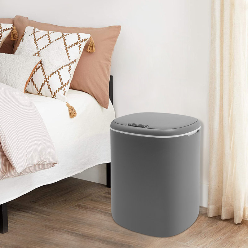 Poubelle automatique 4,75 gallons, Gris