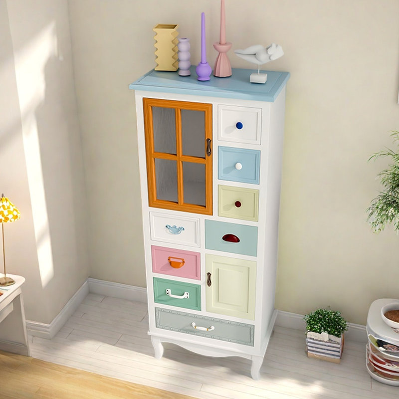 Armoire d'appoint multifonctionnelle de style champêtre