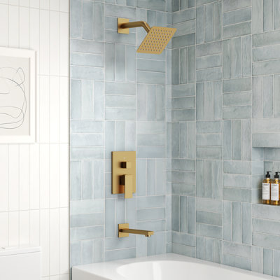 Tub and Shower Faucet Set, Tub And Shower Trim Kit, Valve Included