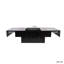 Table basse avec plateau coulissant