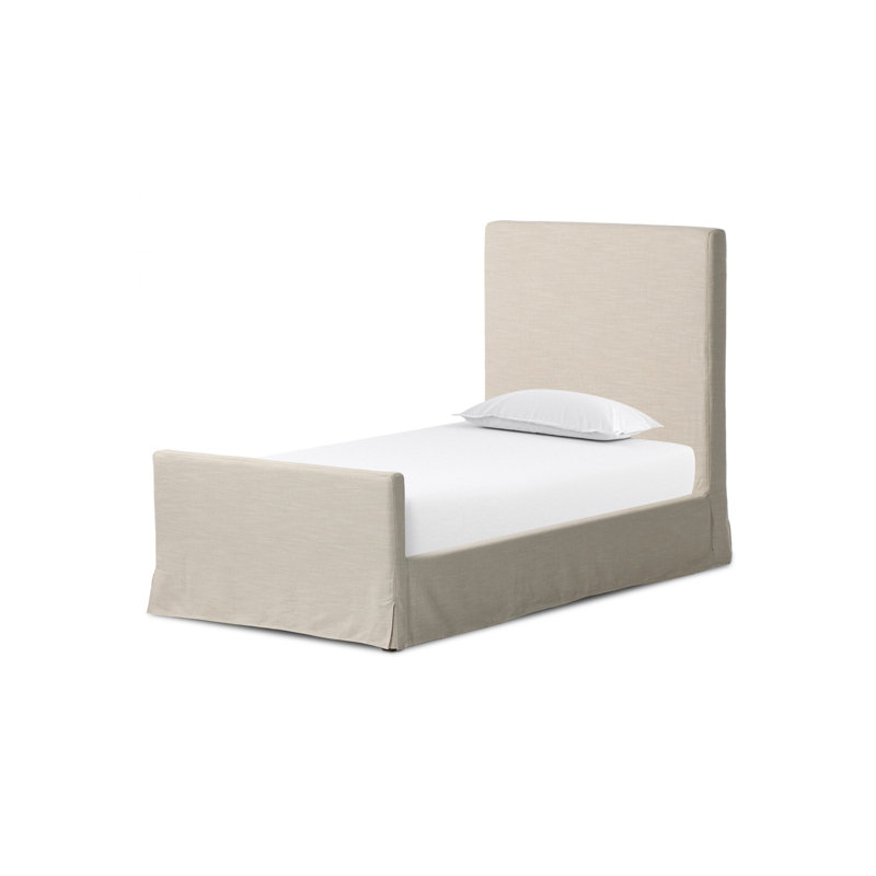 Daphne Upholstered Bed, Twin, Savoy Parchment
