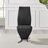 Scottsmoor Modern High Gloss Halo 4 Seater Dining Table Set with Luxury Faux Leather Dining Chairs-1779771621