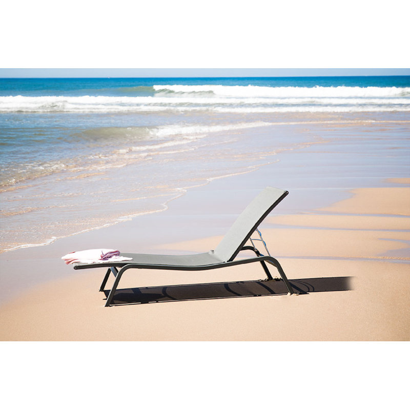 Alize Outdoor Chaise Lounge, Rosemary