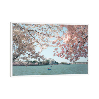 Washington DC Cherry Blossoms 1 Piece Wall Art on Canvas