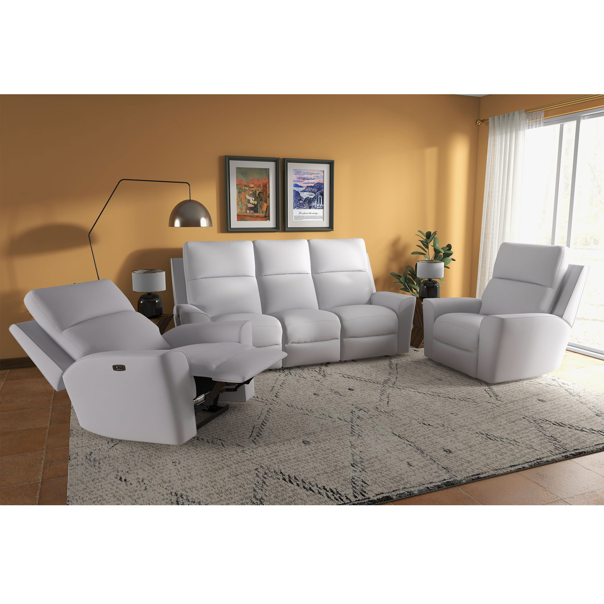 Latitude Run® Snejana 3 Piece Reclining Living Room Set