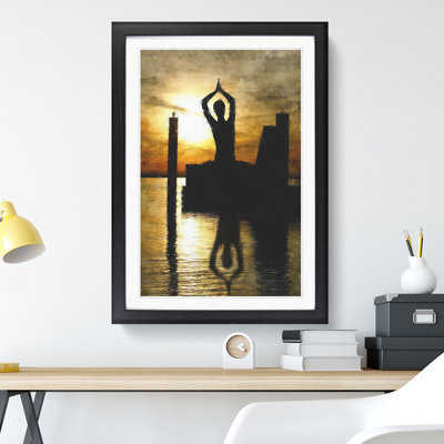 Yoga Meditation - Picture Frame Graphic Art