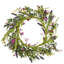Couronne de 24 po lilas mauve artificielle.