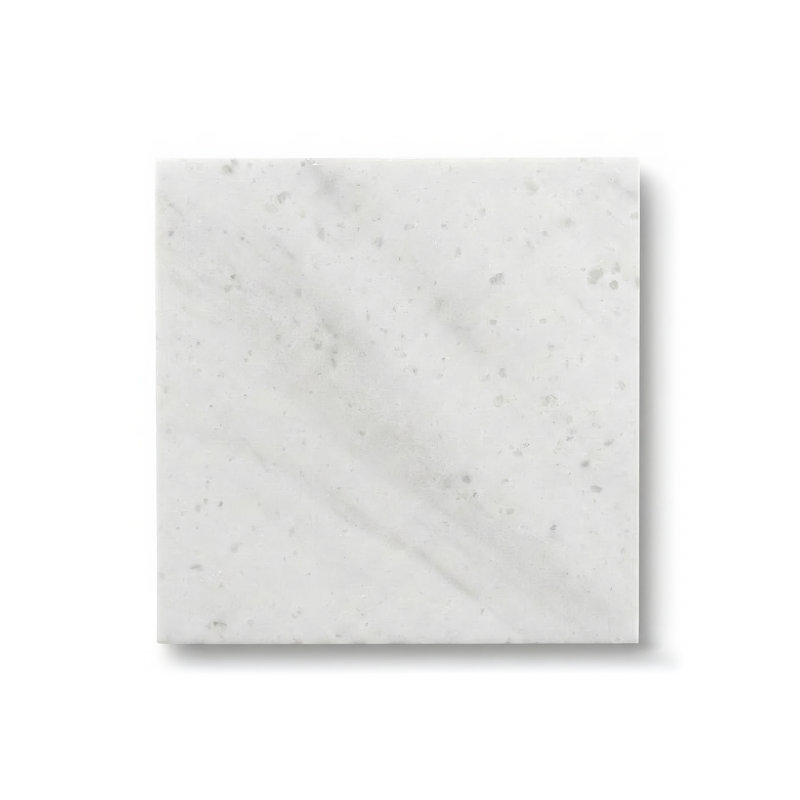 Carrelage mural et de sol en marbre blanc glacier 8 x 8 pi