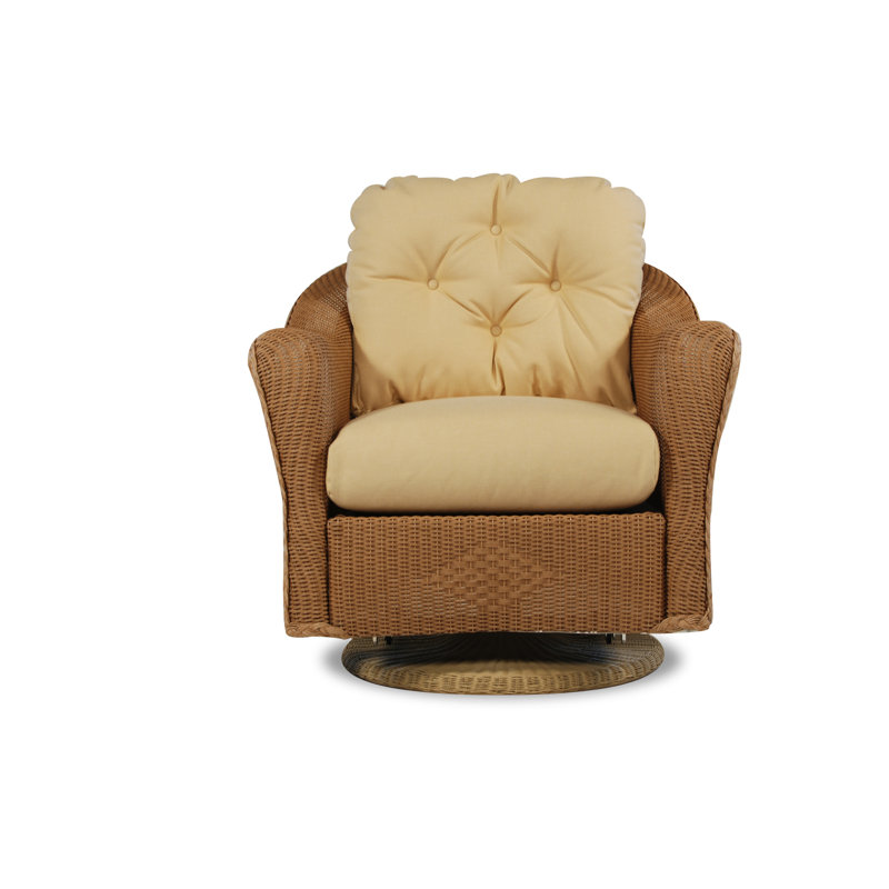 Reflections Outdoor Glider, White, Demo Oatmeal