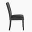 ENSEMBLE DE CHAISE DE SALLE À MANGER 2 CARBONS