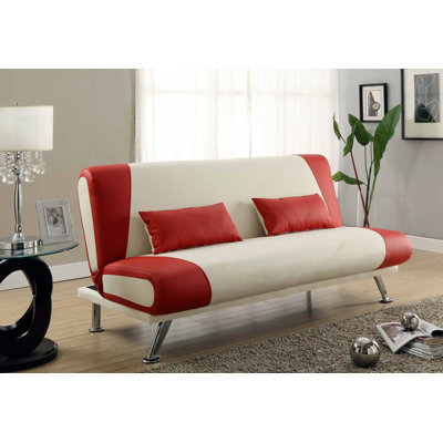 Full / Double 74.5 " Upholstered Futon and Mattress