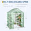Greenhouses for Outdoors, Durable Green House Kitw, Thicken PE Cover, Portalbe Walk in Green Houses for Indoor Backyard Outside-122579036