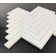 Thassos White 1" x 4" Natural Stone Herringbone / Chevron Wall & Floor Tile
