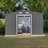 10X8 FT Outdoor Storage Shed,  Metal Foundation & Lockable Doors, Tool Shed For Garden, Patio, Backyard, Lawn-121491831-121491837