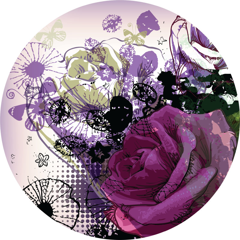 Peel & Stick Floral Wall Mural