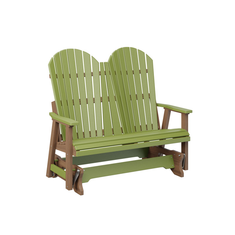 Fauteuil coulissant berlinois berlinois berlinois, Kiwi Green Top/Antique Mahogany Base