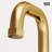 Hart Widespread 3-Hole Bathroom Faucet, 2-Handle High Arc With Round Knob Handles In Matte Brushed Gold-88783410