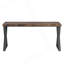 Bureau d'écriture moderne avec pieds en métal en forme de Z, bureau d'ordinateur robuste-1802006980
