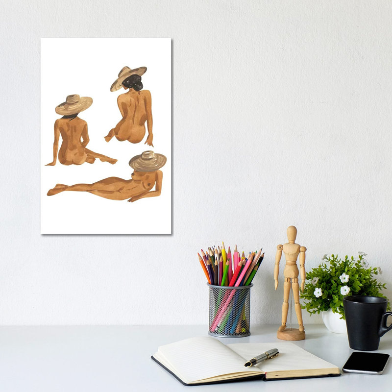 Figure Studies I by Sabina Fenn - Wrapped Canvas Painting, 20.32 cm H x 30.48 cm W