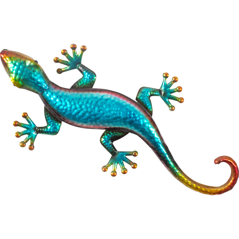 Almarina Metal Gecko Wall Decor