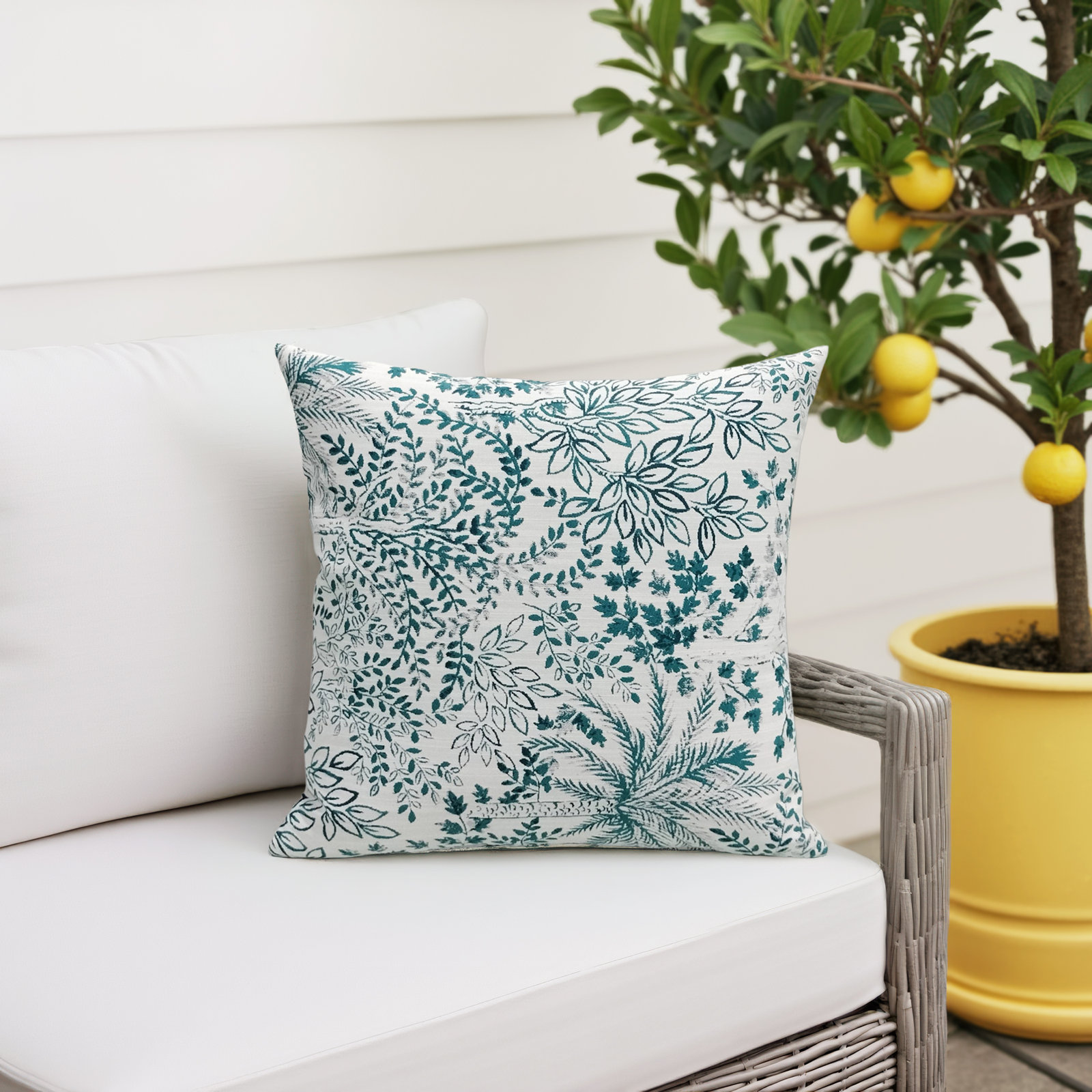 Ottava Textured Throw Pillow, 16" x 16"