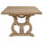 Fremont Brown Trestle Rectangular Dining Table