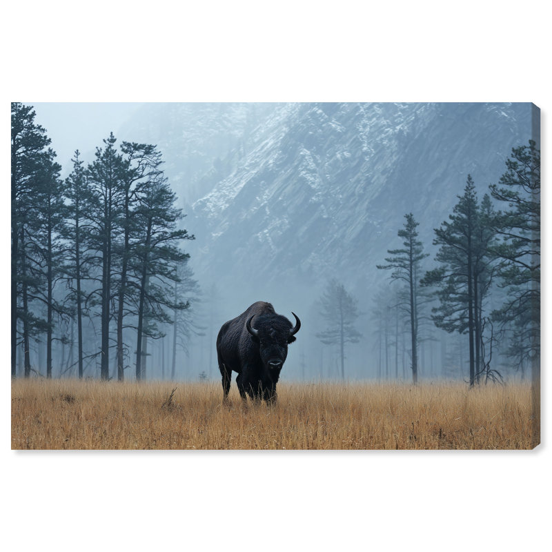 Mountain Bison II Print by Oliver Gal, 24" H x 36" W, Gallery Wrapped
