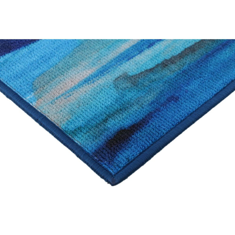 Tapis bleu Kallie, Rectangulaire l 3 pi x L 5 pi