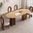 Simple Oval Solid Wood Dining Table Sets-106445974