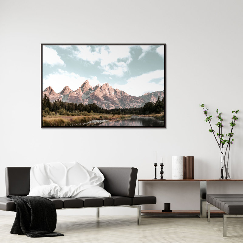 The Great Tetons IV Print by David Erickson, Image Brush Gel, 41.75" H x 61.75" W