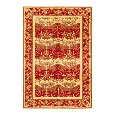 Trishona One-of-a-Kind 6' 1" X 8' 10" Hand Knotted Area Rug