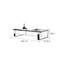Table basse rectangulaire en bois massif de style luxueux