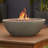 RIVERSIDE Propane Fire Bowl with Natural Gas Conversion Kit by Real Flame-96527436