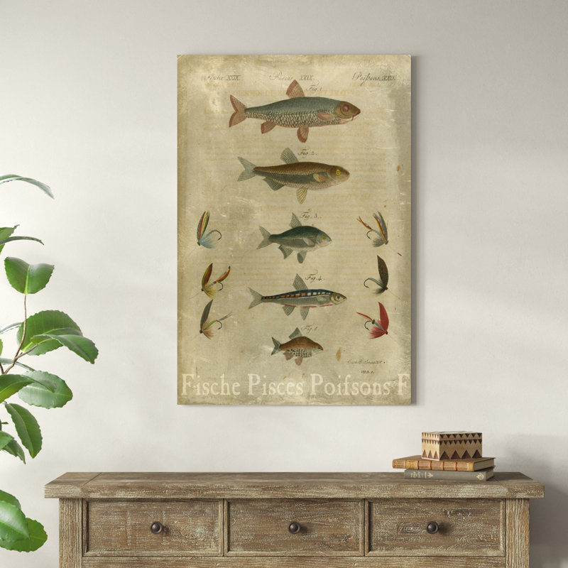 " Pisces Composition I ", 48" H x 32" W x 1.25" D