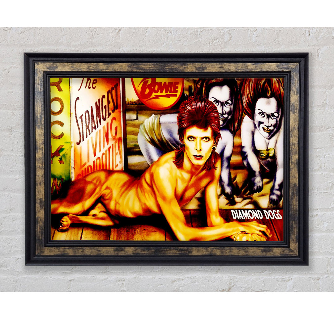 David bowie diamond dogs - bilderrahmen kunstdrucke