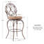 Gatsby Oversized Big and Tall Swivel Stool Counter/Bar Stool-412907611