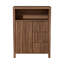 Armoire de salle de bain noyer 1 porte 3 tiroirs-1856866076
