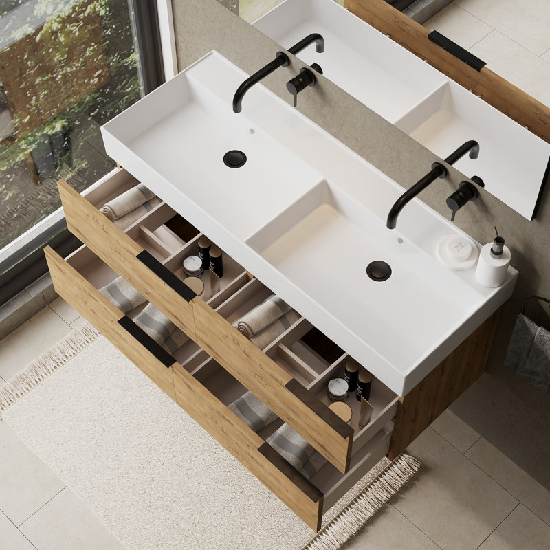 Aernout 2mm Single Bathroom Vanity with Basin