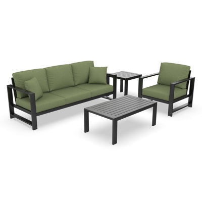 Dulcie 4-Person Seating Set With Sunbrella® Cushions