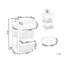 Heller 39cm W Manufactured Wood Bedside Table