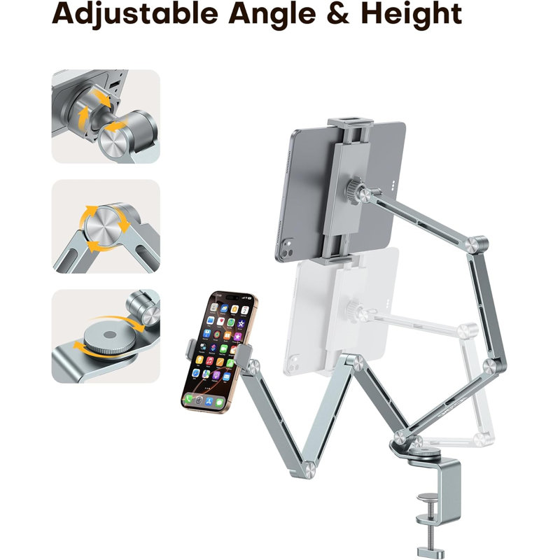 Tablet Stand for iPad with 360° Rotation