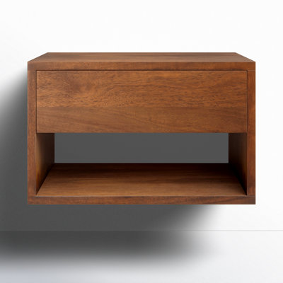 Reni 1 - Drawer Solid Wood Nightstand